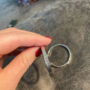 Silver Tory Burch earrings